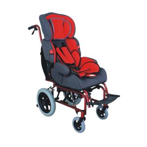 ULTRALIGHT PEDIATRIC WHEELCHAIR-RED